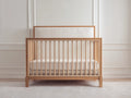 Culla 128×72×96 cm - legno naturale e tessuto bianco - design moderno per camera da letto